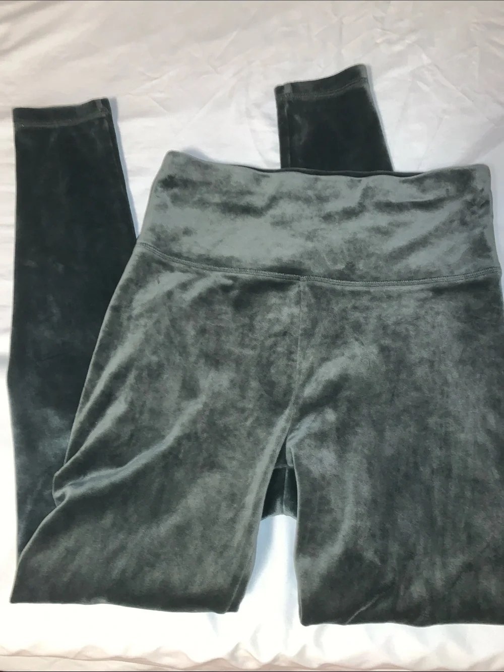 Velvet velour High-Waist Leggings & Zip Hoodie Set